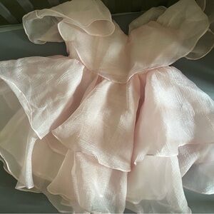 Elegant Pink Mini Dress